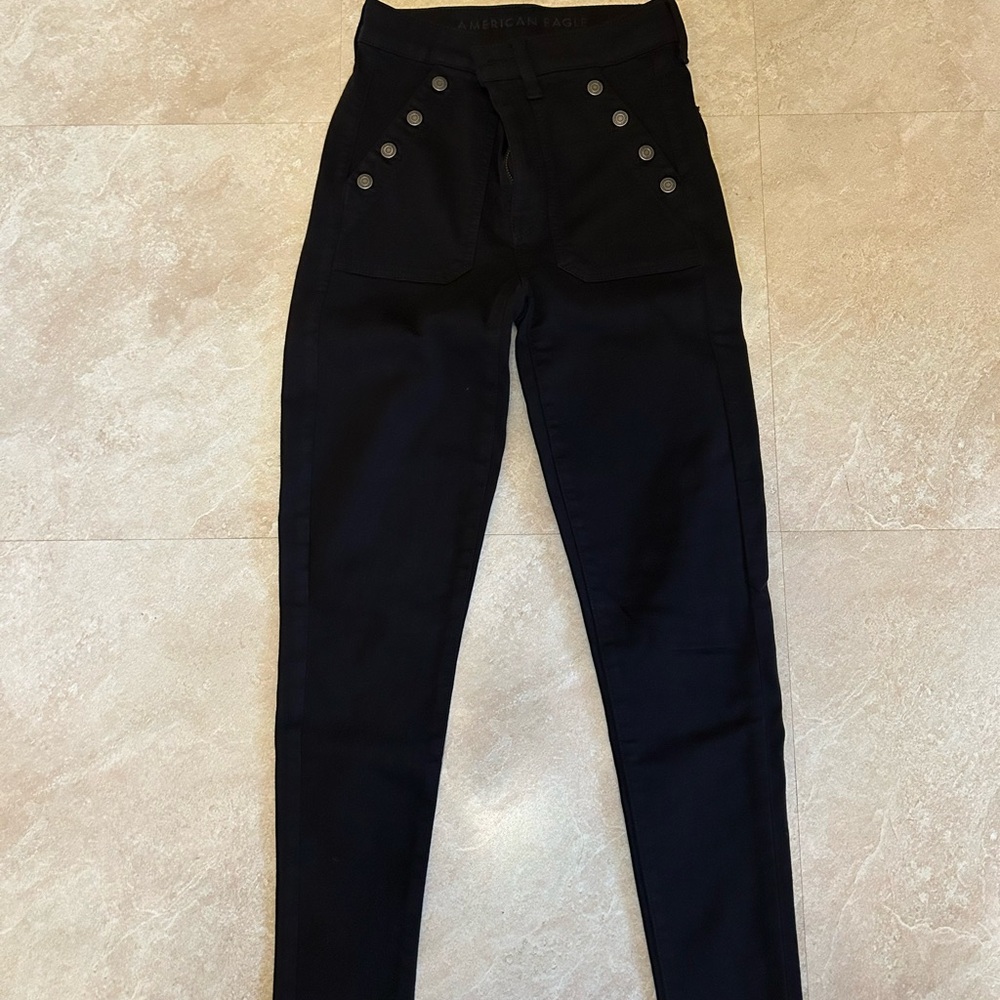American Eagle Outfitters Black Jegging Jeans